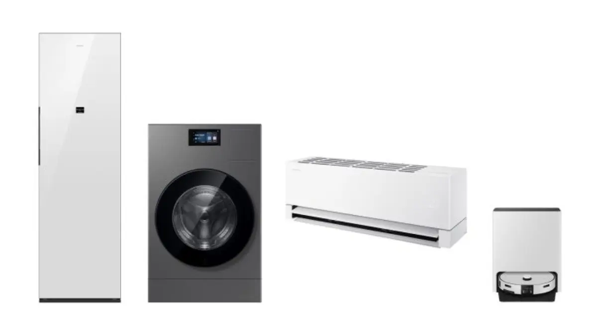 ซัมซุงเปิดตัวเครื่องใช้ไฟฟ้าที่ขับเคลื่อนด้วยเทคโนโลยี AI ออกแบบมาเพื่อยกระดับการใช้ชีวิตอัจฉริยะ เพิ่มประสิทธิภาพด้านการดูแลผ้า ระบบปรับอากาศ และการทำความสะอาด ไฮไลท์ที่นำมาจัดแสดงประกอบด้วย...