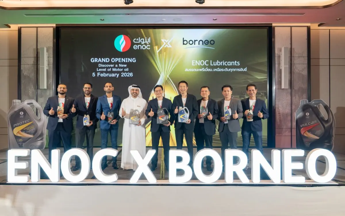 บริษัท บอร์เนียว เทคนิเคิล (ประเทศไทย) จำกัด เดินหน้าเสริมแกร่งธุรกิจประกาศร่วมมือเชิงกลยุทธ์กับ Emirates National Oil Company (ENOC) ยักษ์ใหญ่พลังงานครบวงจรชั้นนำจากดูไบ (สหรัฐอาหรับเอมิเรตส์...