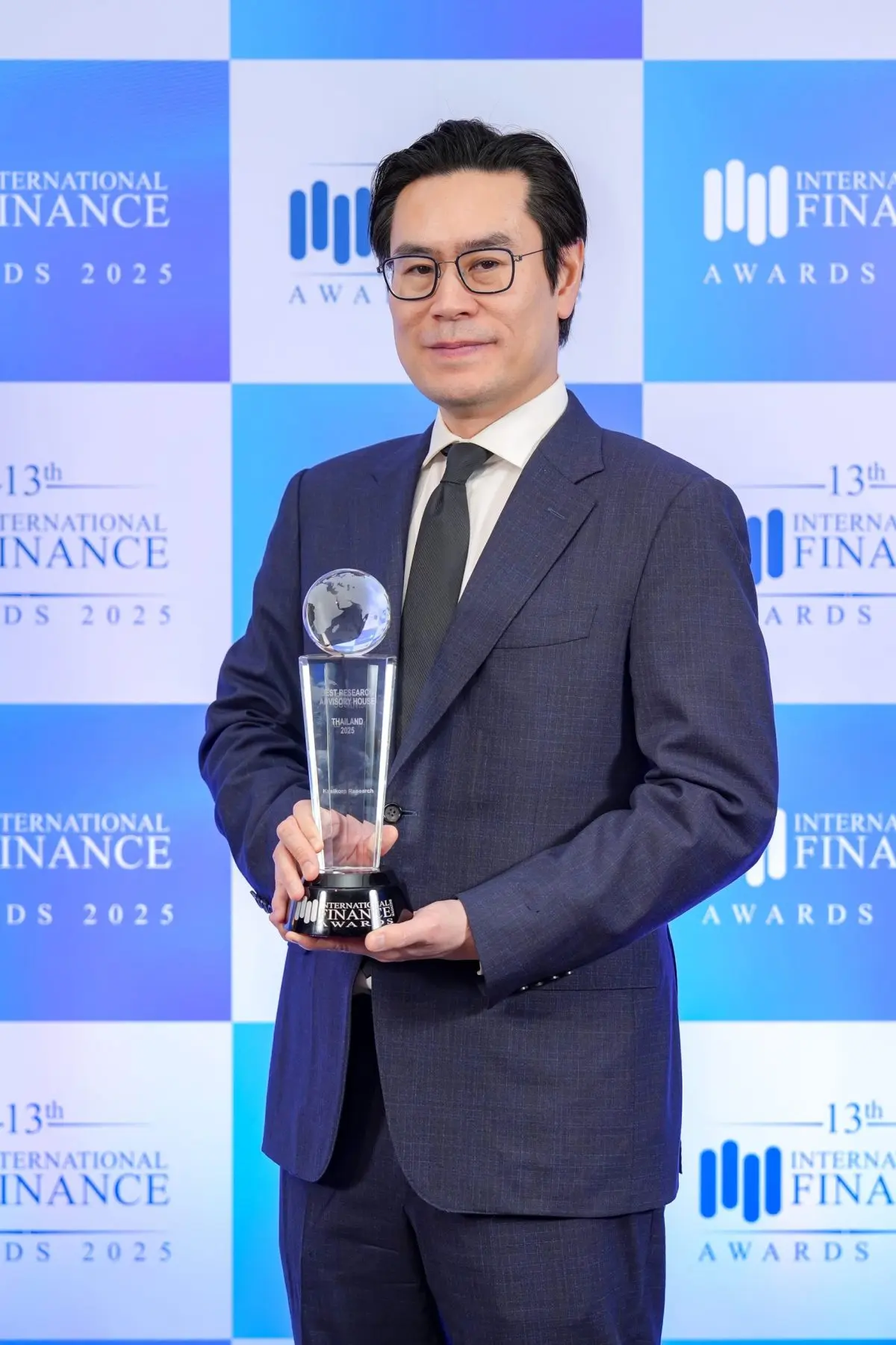 Mr. Burin Adulwattana, Managing Director and Chief Economist of KASIKORN RESEARCH CENTER (KResearch), represented the organization in receiving the Best Research Advisory House Award at...
