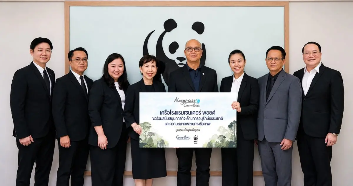 Centre Point Hotels Group, under its corporate social responsibility initiative “Centre Point Always Care,” led by Mr. Nuntakorn Chang (1st from right), Corporate Director of Corporate...