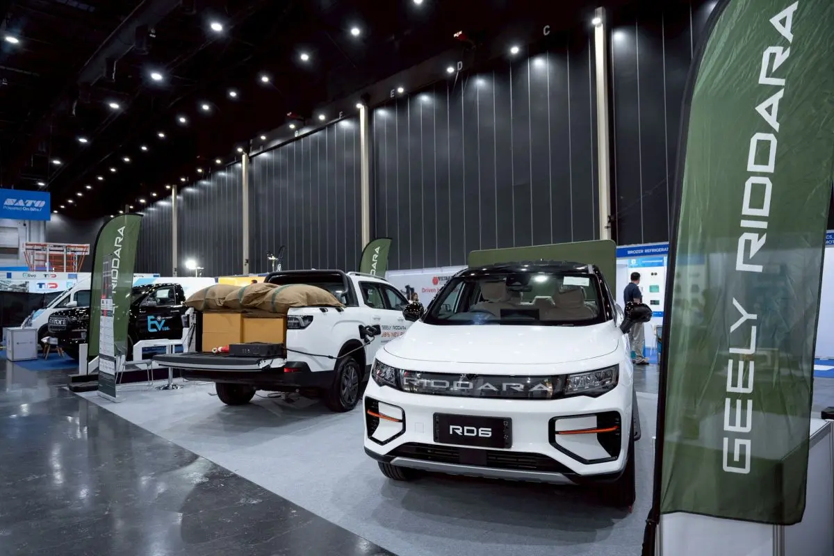 GEELY RIDDARA THAILAND เข้าร่วมงาน Logistics Automation Expo 2026 มหกรรมเทคโนโลยีคลังสินค้า โลจิสติกส์อัตโนมัติ และซัพพลายเชน ระหว่างวันที่ 1-3 กรกฎาคม 2569 โดยนำรถกระบะพลังงานใหม่ 2 รุ่น ได้...