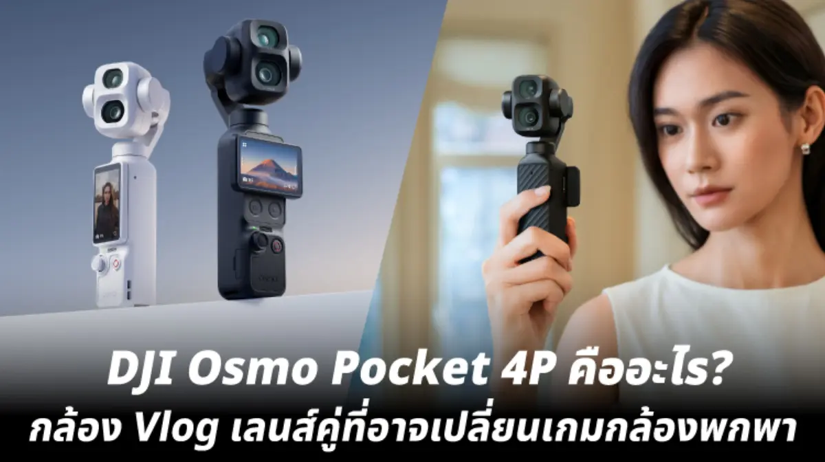 ตลาดกล้อง Vlog พกพาในช่วงที่ผ่านมาเติบโตขึ้นอย่างชัดเจน เพราะครีเอเตอร์จำนวนมากต้องการกล้องที่พกง่าย ถ่ายนิ่ง ใช้งานเร็ว และให้คุณภาพวิดีโอที่ดีกว่าสมาร์ทโฟน โดยเฉพาะกล้องตระกูล Osmo Pocket ของ...