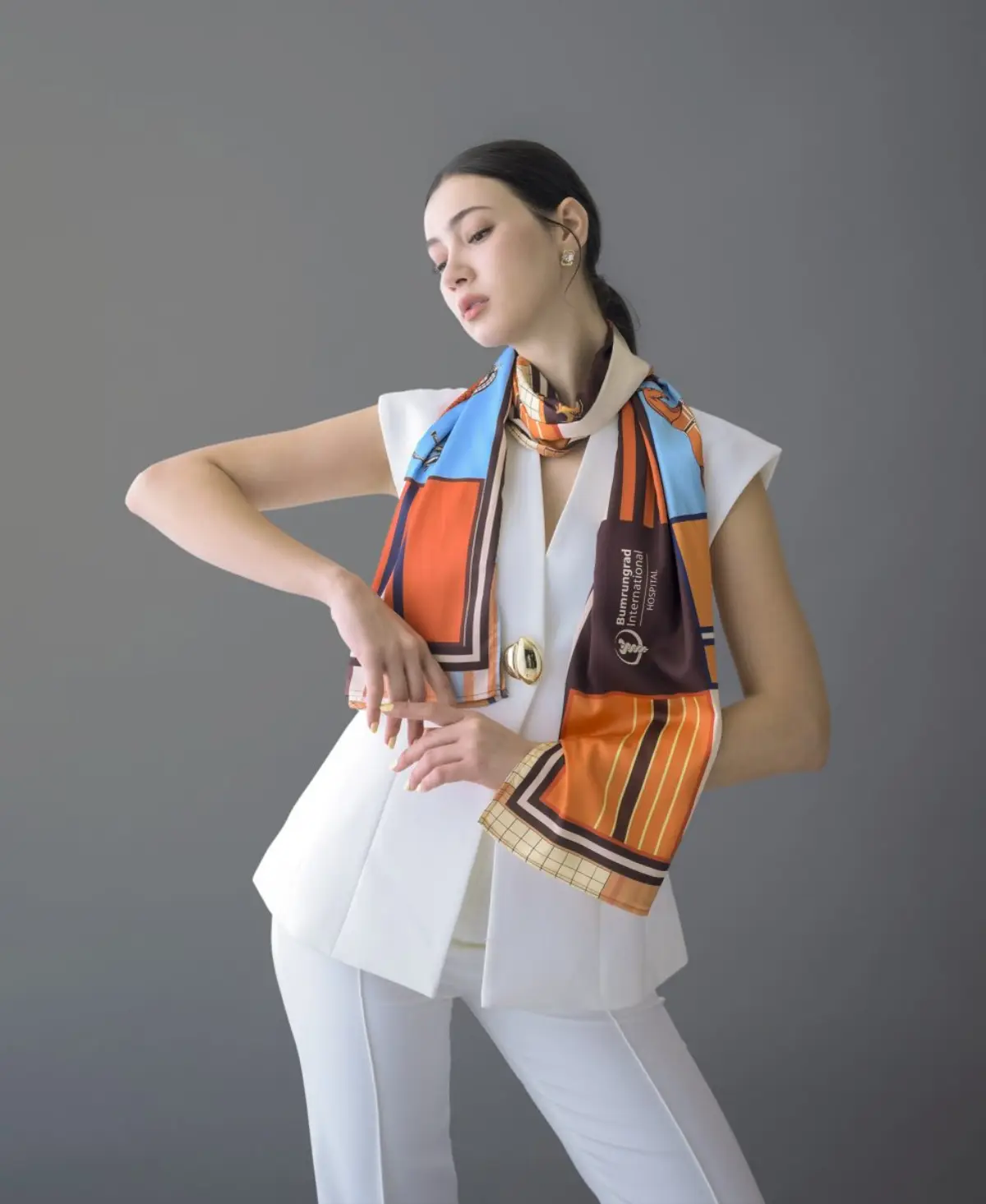 Bumrungrad International Hospital continues to enhance its patient experience by introducing a specially designed comfort scarf as a complimentary gift for individuals undergoing health screening...